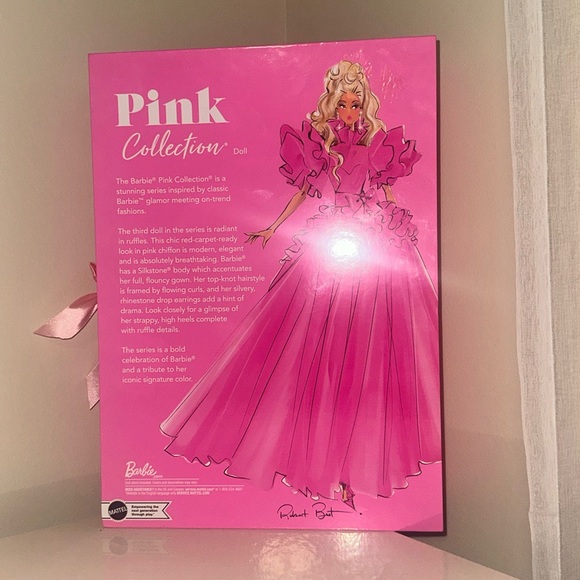 Barbie Signature Pink Collection Doll in Vibrant Pink Gown - Picture 3 of 4